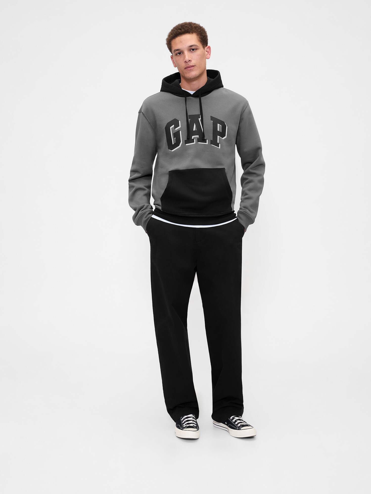 GAP ロゴ カラーブロック スウェット パーカー新品 未使用 