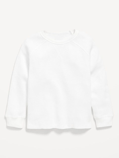 Long-Sleeve Thermal Knit T-Shirt for Toddler Boys