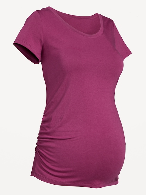 Maternity Scoop-Neck T-Shirt
