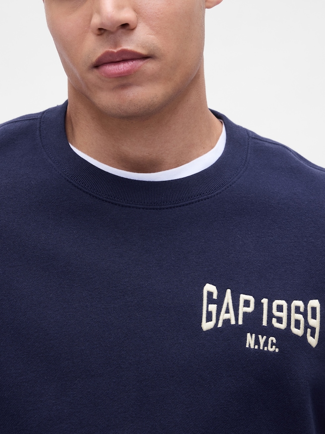 ヴィンテージソフト オーバーサイズ GAPロゴ スウェットシャツ-3