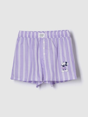 Gap × ディズニー リサイクル フランネル パジャマボクサーショートパンツ (キッズ)