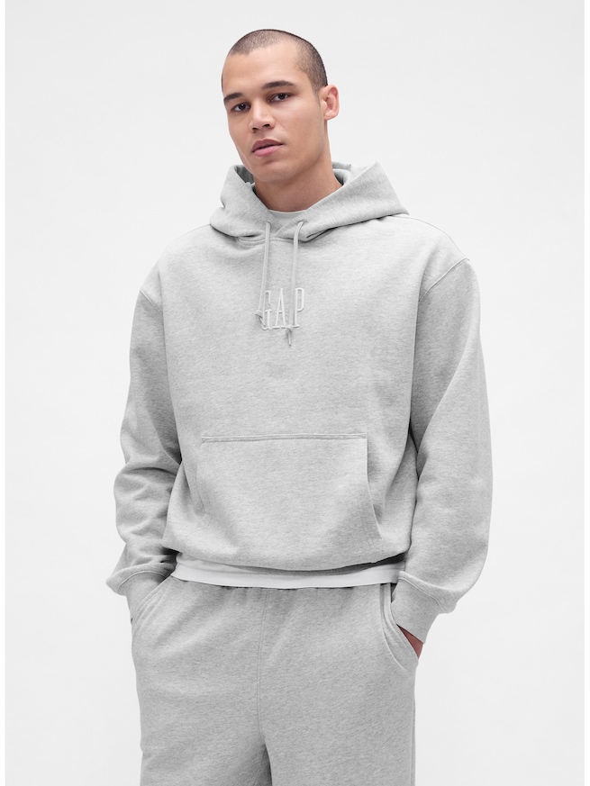 ヘビーウェイト オーバーサイズ GAPロゴパーカー-0