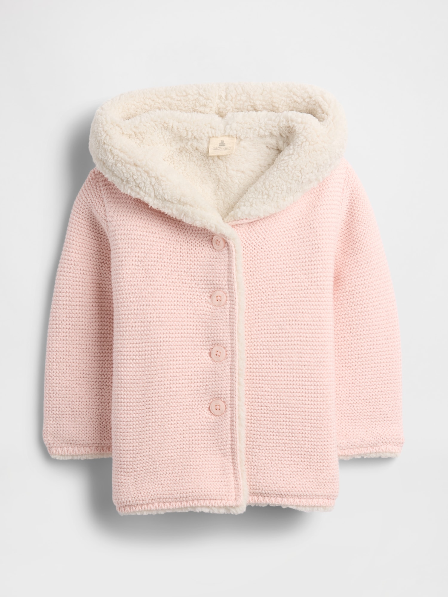 Baby Sherpa-Lined Hooded Sweater
