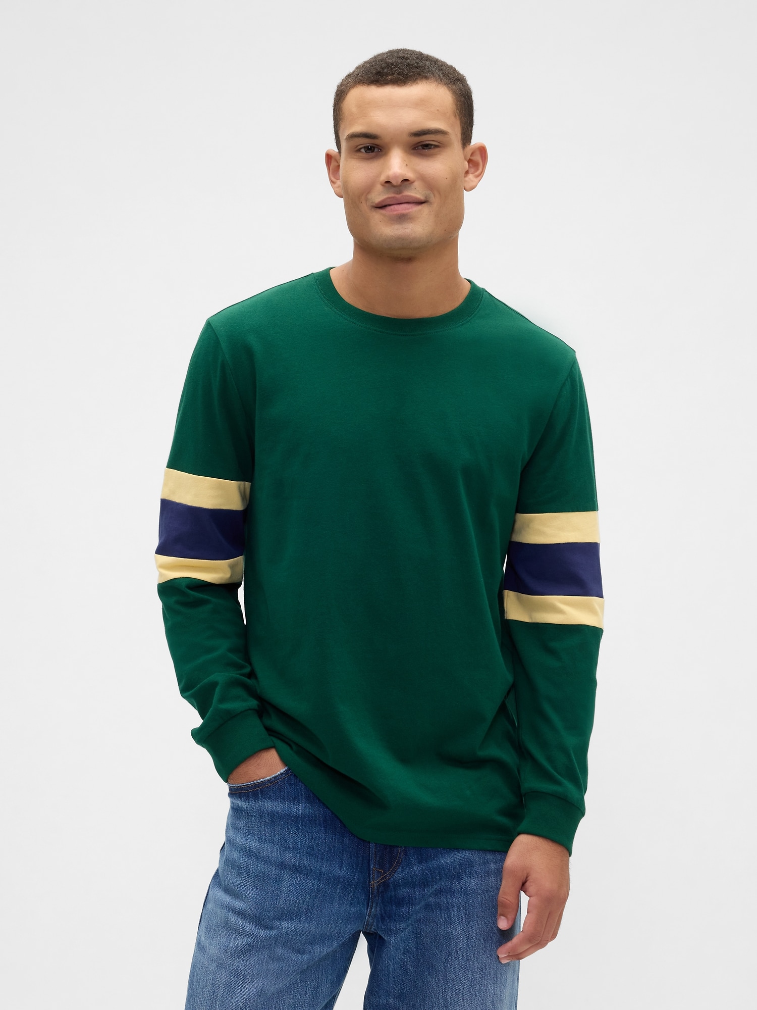 Everyday soft varsity crewneck t-shirt