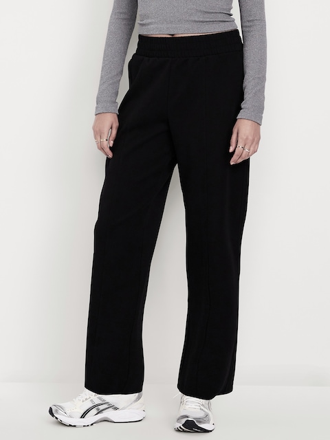 High-Waisted Dynamic Fleece Barrel Pants