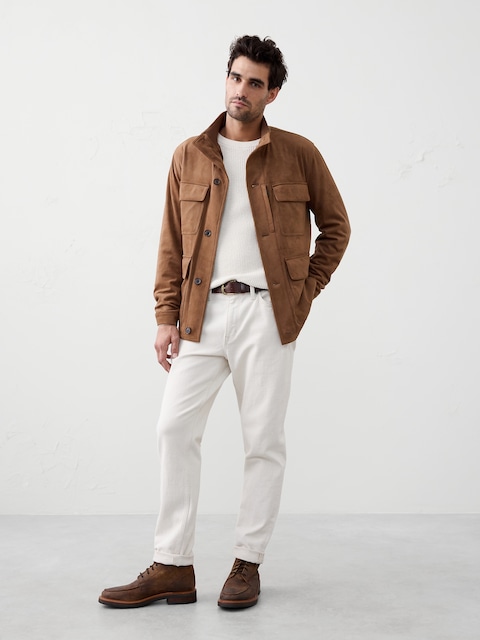 Vegan Suede Field Jacket