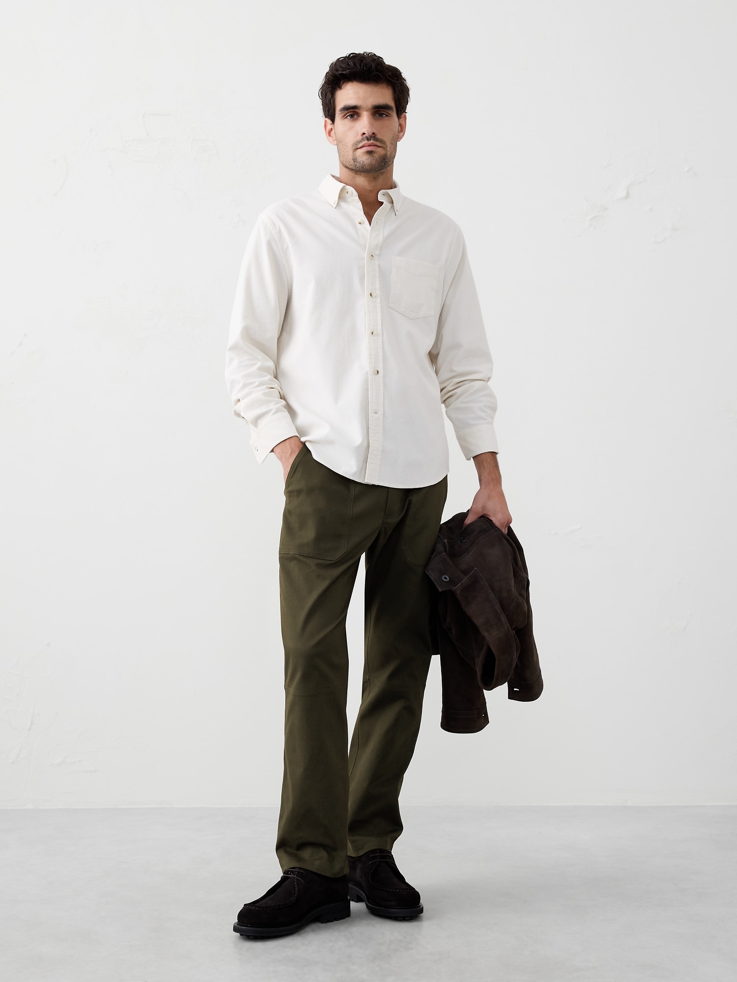 Slim Straight Utility Pant