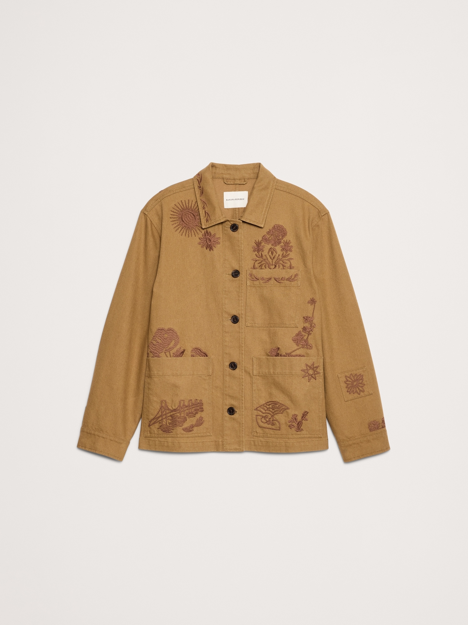 エンブロイダリー キャンバス チョアコート-4 エンブロイダリー キャンバス チョアコート-4