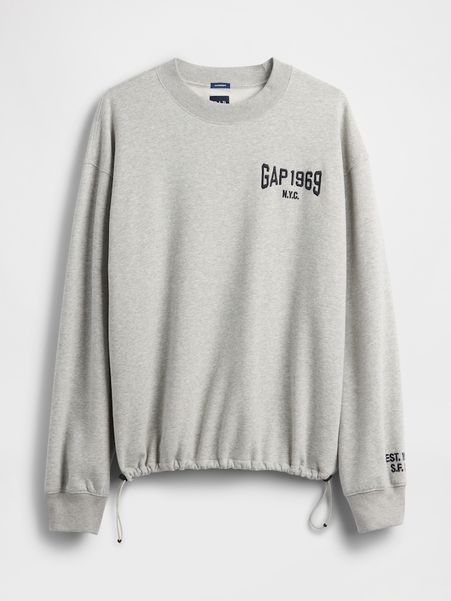 ヴィンテージソフト オーバーサイズ GAPロゴ スウェットシャツ-4