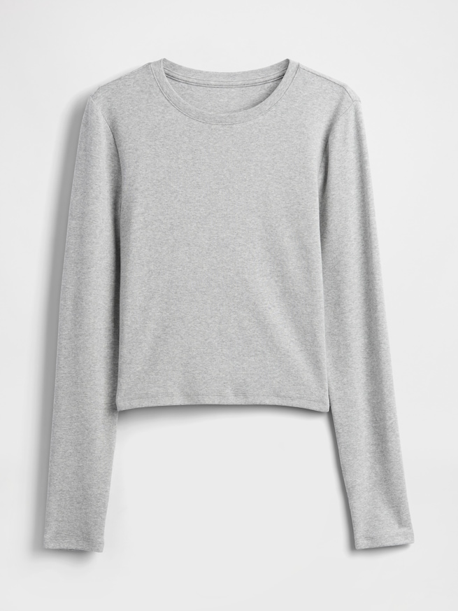 モダン クロップドTシャツ-4