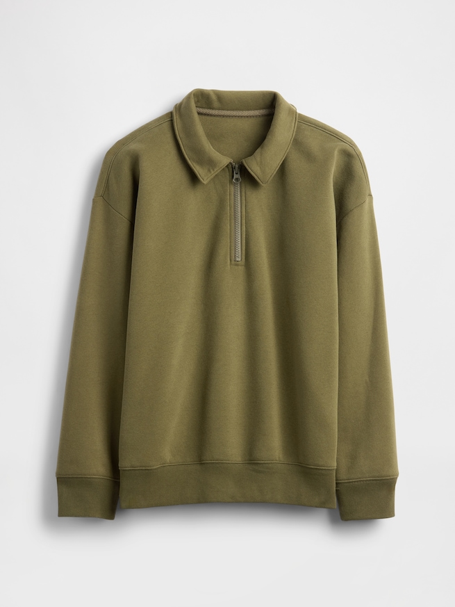 ヴィンテージソフト 1/4ジップアップ プルオーバー (キッズ)-1