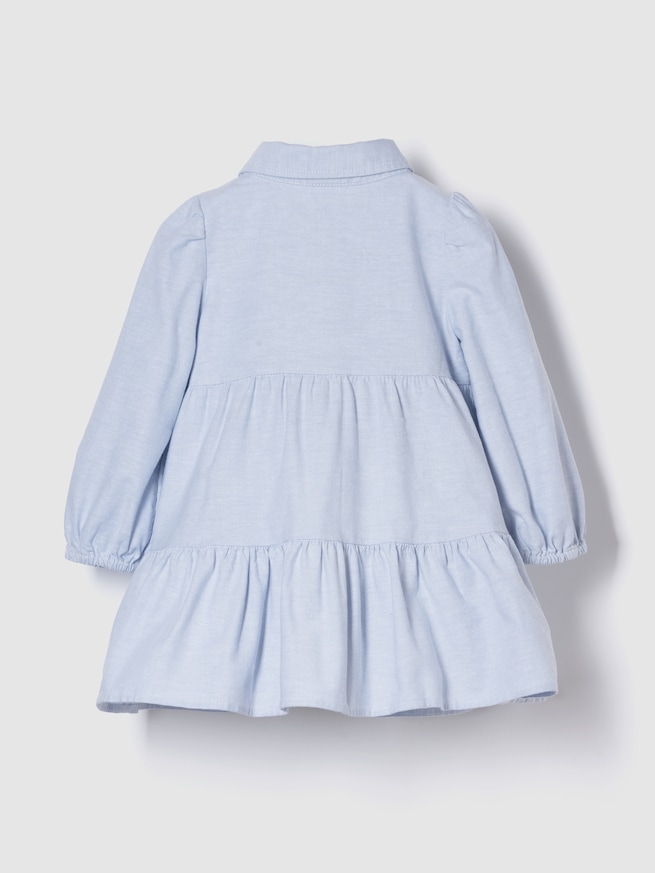 ティアード オックスフォード シャツワンピース (幼児・ベビー)-1