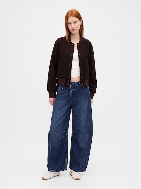 High Rise UltraSoft Crossover Horseshoe Jeans