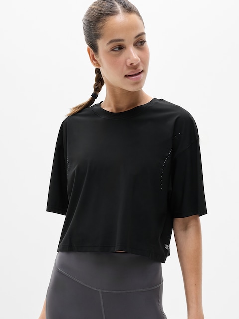 Ultimate Lasercut Crop Tee