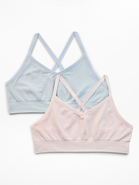 Athleta Girl Thrive Seamless Bra 2 Pack