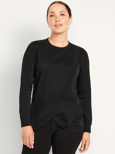 Maternity Cross-Front Nursing Tunic