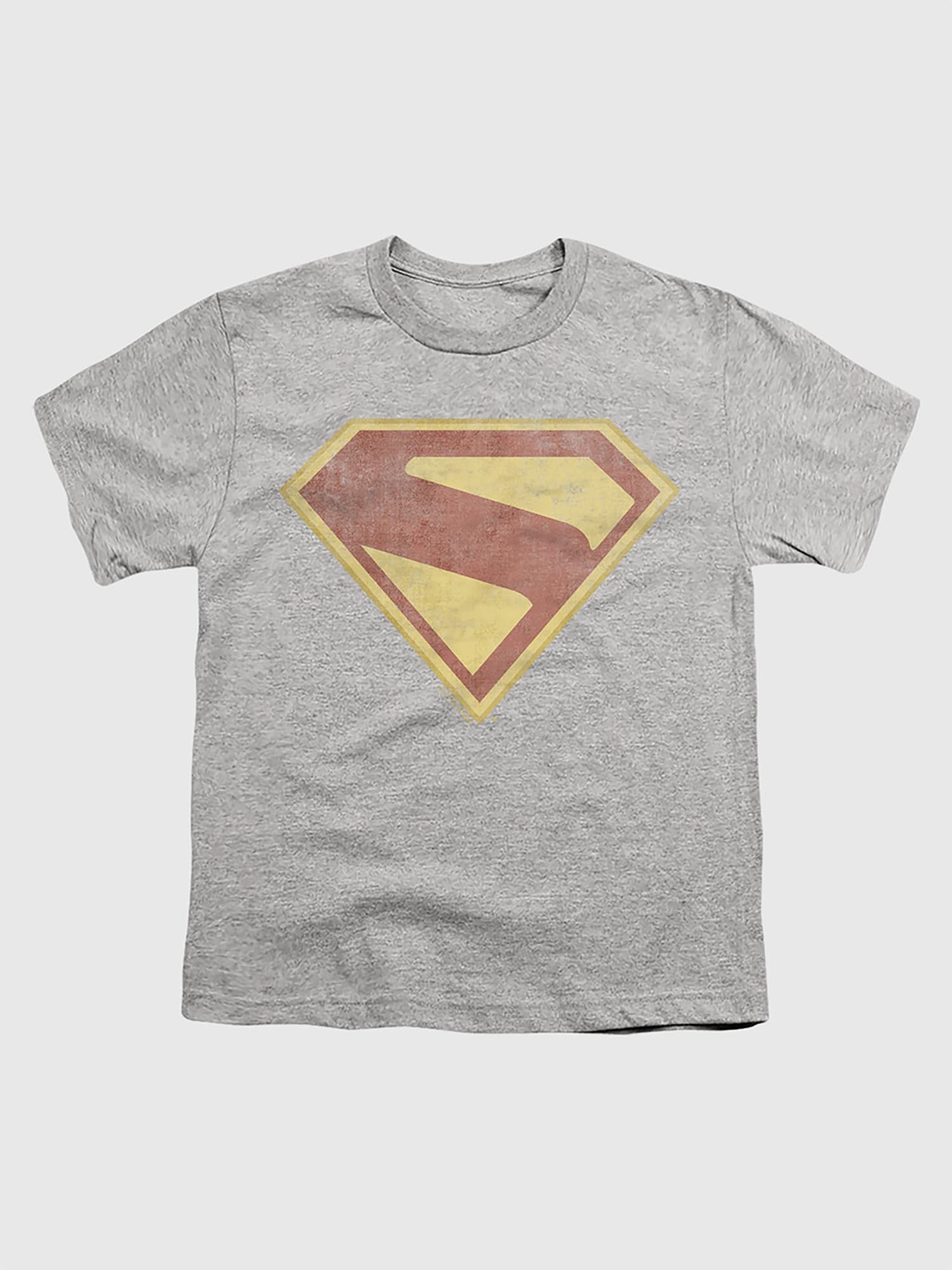 Kids Superman 2025 Logo Full Color Distress Graphic T-Shirt