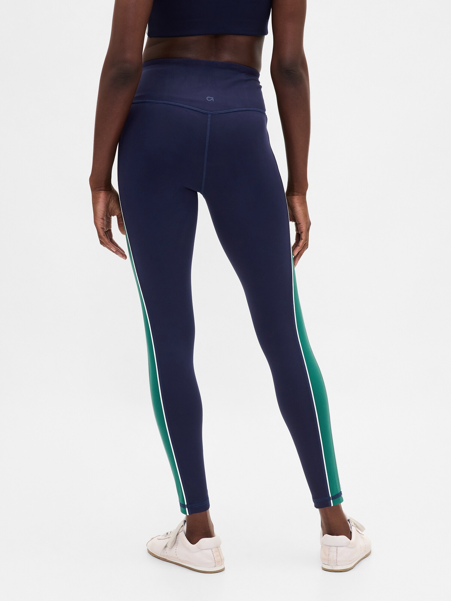 GapFit ハイライズ パワー フルレングス ストライプ レギンス-3