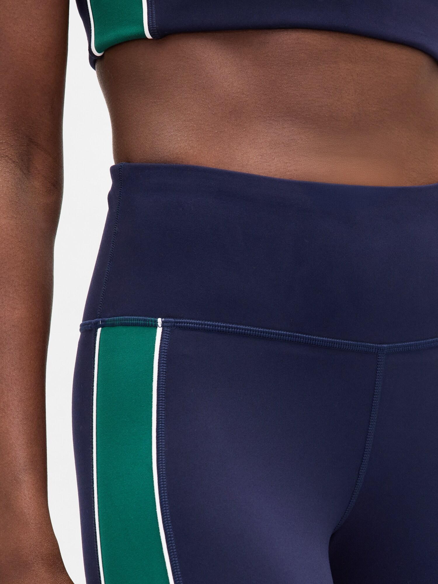 GapFit ハイライズ パワー フルレングス ストライプ レギンス-4