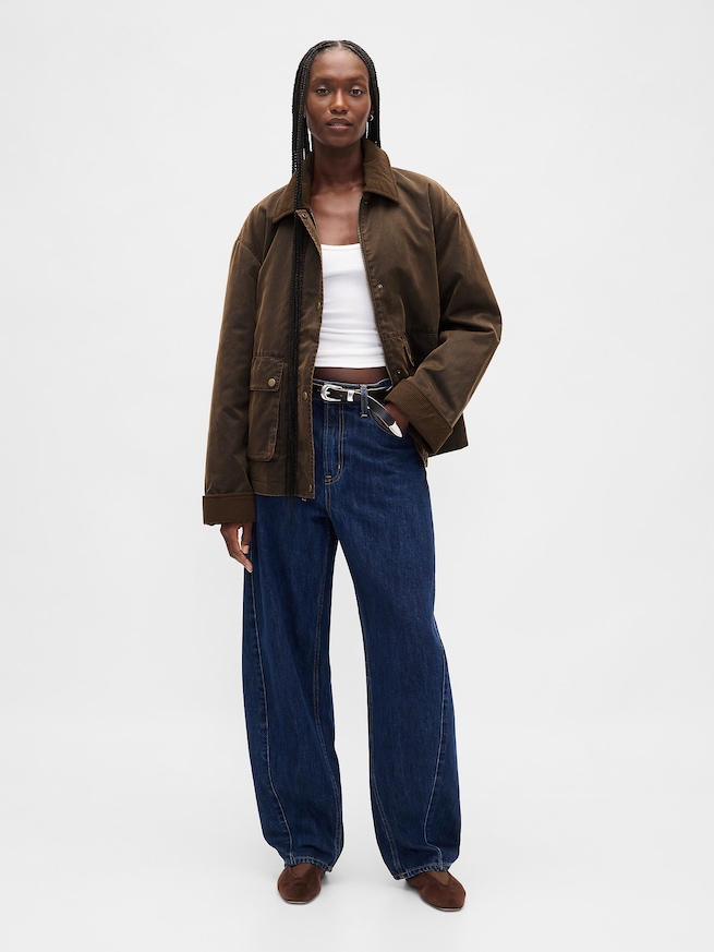 ワックス キャンバス バーンジャケット-1