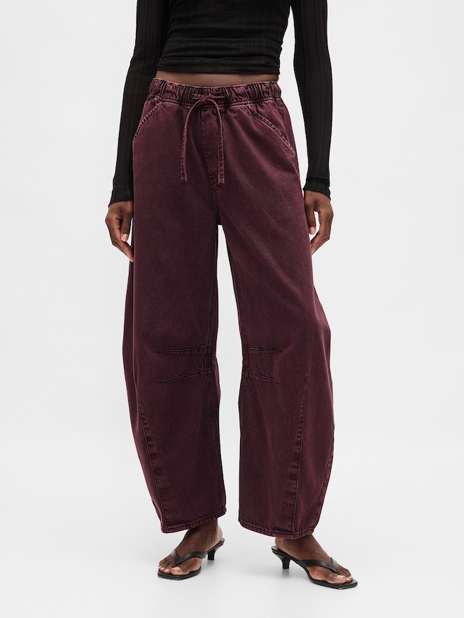 ミッドライズ ウルトラソフト イージーウエスト ホースシューデニム-1