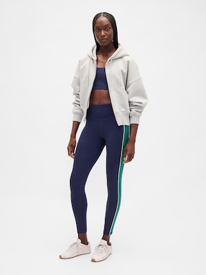 GapFit ハイライズ パワー フルレングス ストライプ レギンス