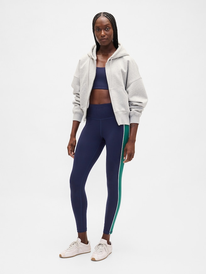 GapFit ハイライズ パワー フルレングス ストライプ レギンス-0