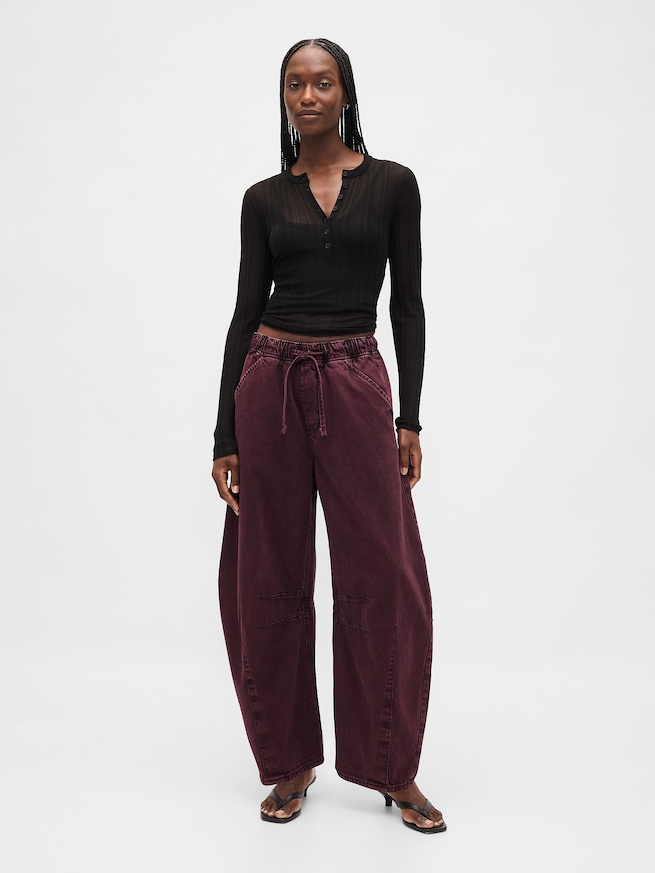 ミッドライズ ウルトラソフト イージーウエスト ホースシューデニム-0