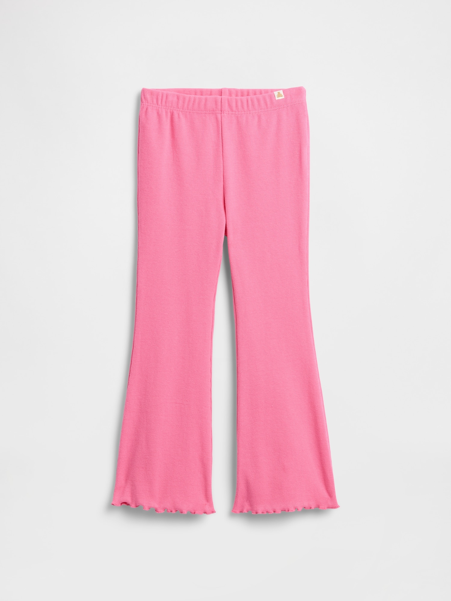 babyGap Ribbed Pull-On Print Flare Leggings