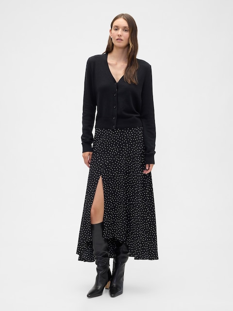 Seamed Midi Skirt