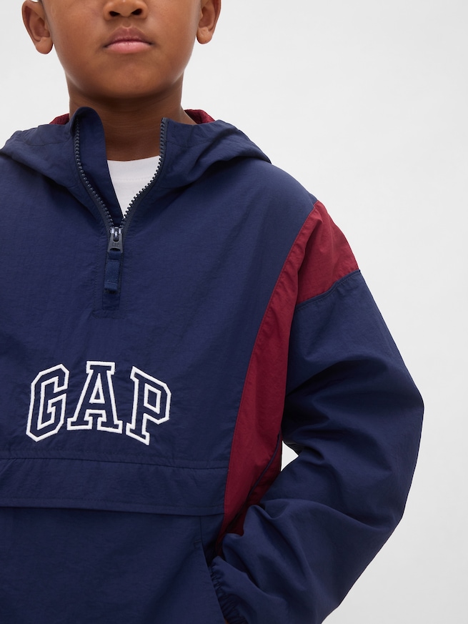 リサイクル ナイロン アノラック ジャケット (キッズ )-4