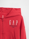 30th アニバーサリー フレンチテリー GAPロゴ ジップアップパーカー (キッズ)-3