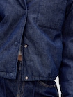 デニム パファージャケット-3