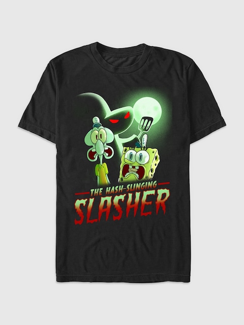 Spongebob Hash Slinging Tee Graphic T-Shirt