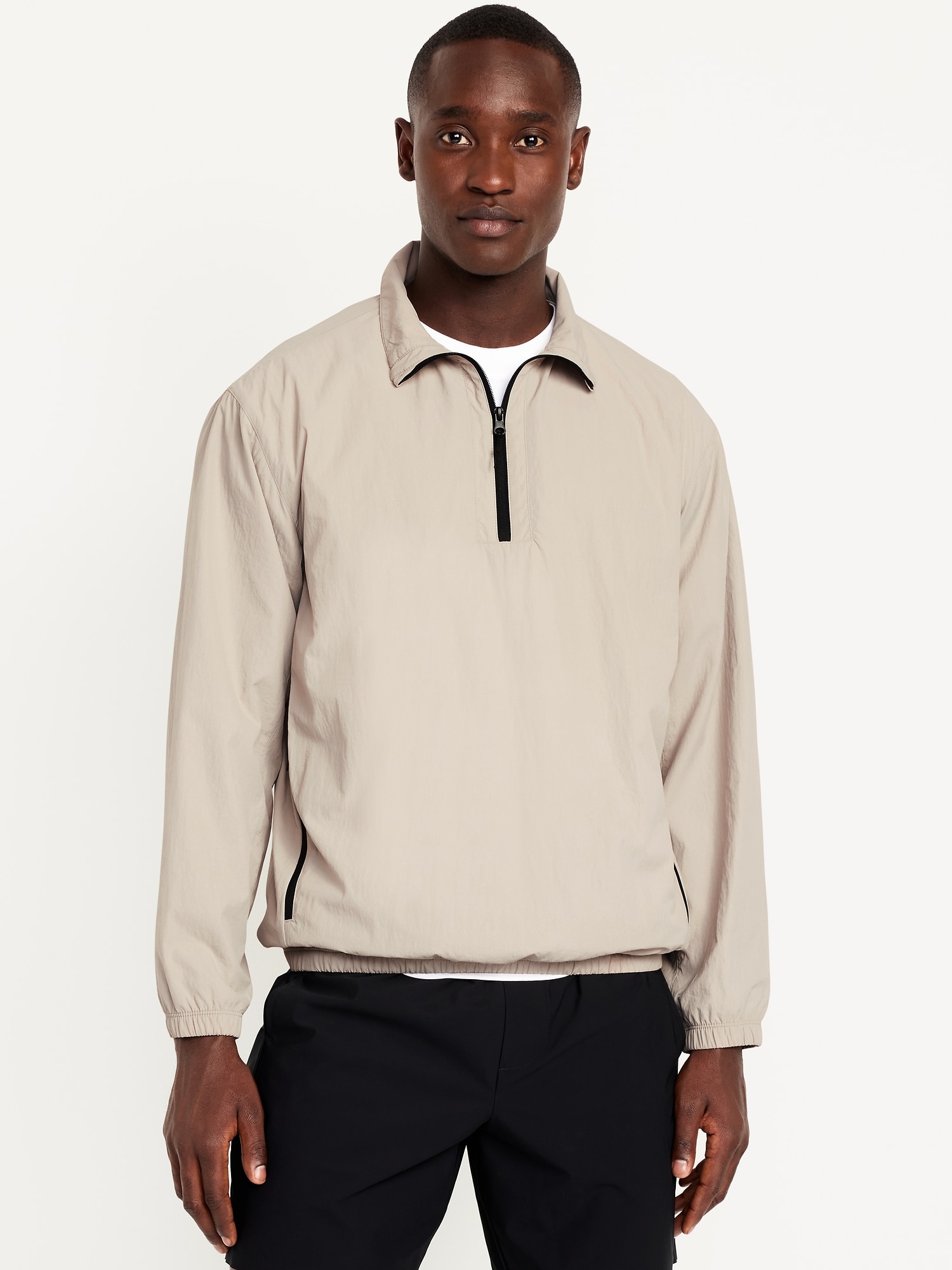 Dynamic Woven Quarter-Zip Windbreaker