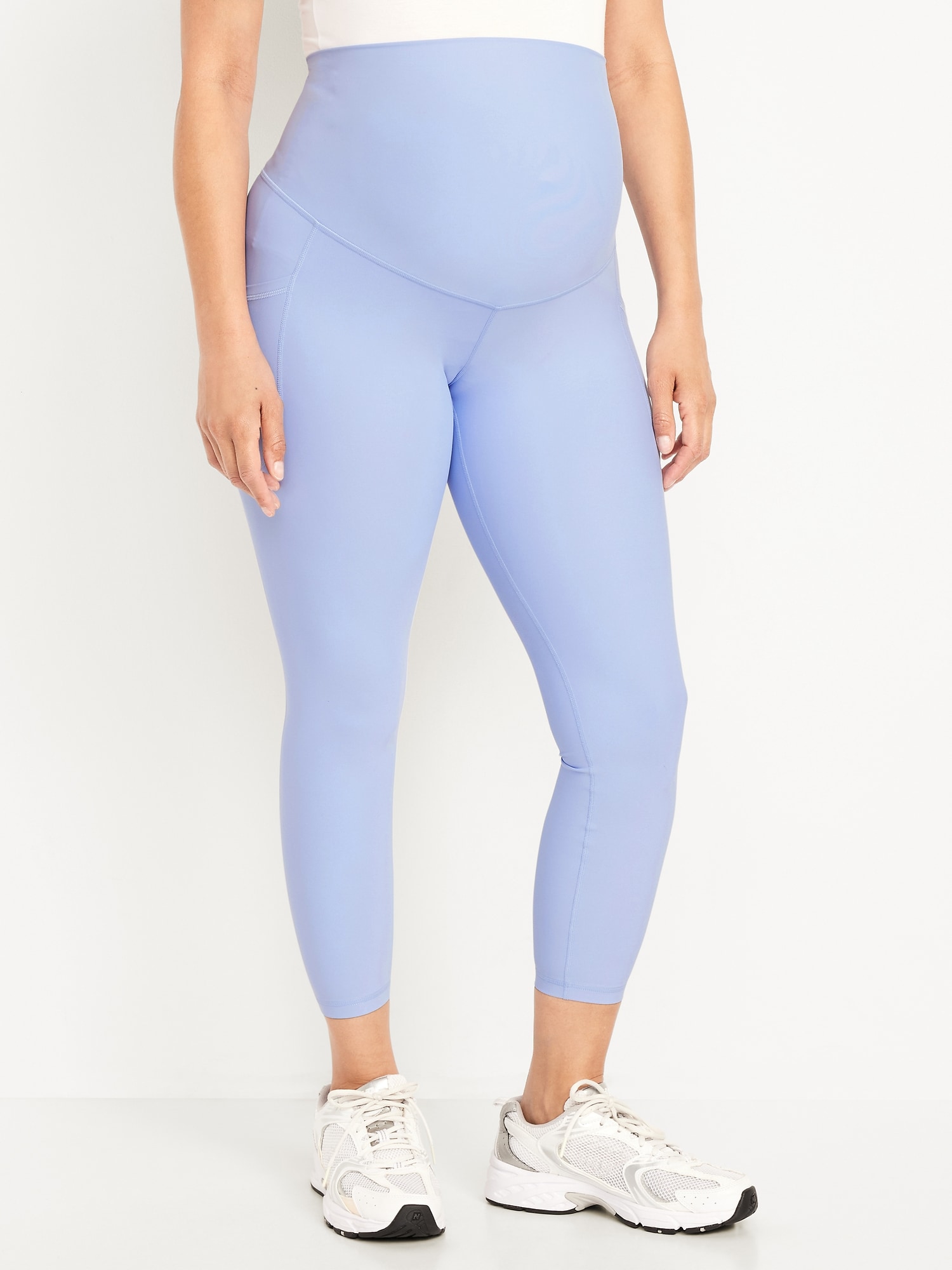 Maternity Full-Panel PowerSoft 7/8 Leggings