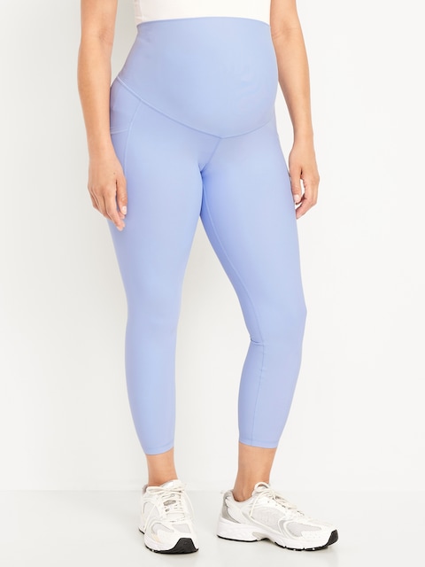 LEGGING POWERSOFT LONGUEUR 7/8 À PANNEAU COUVRANT DE MATERNITÉ