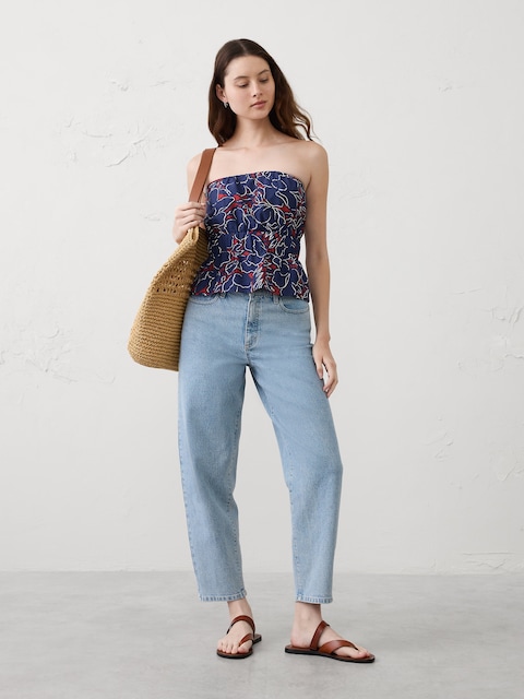 Cinched-Waist Top