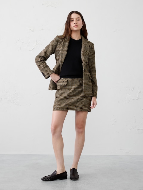 Plaid Blazer