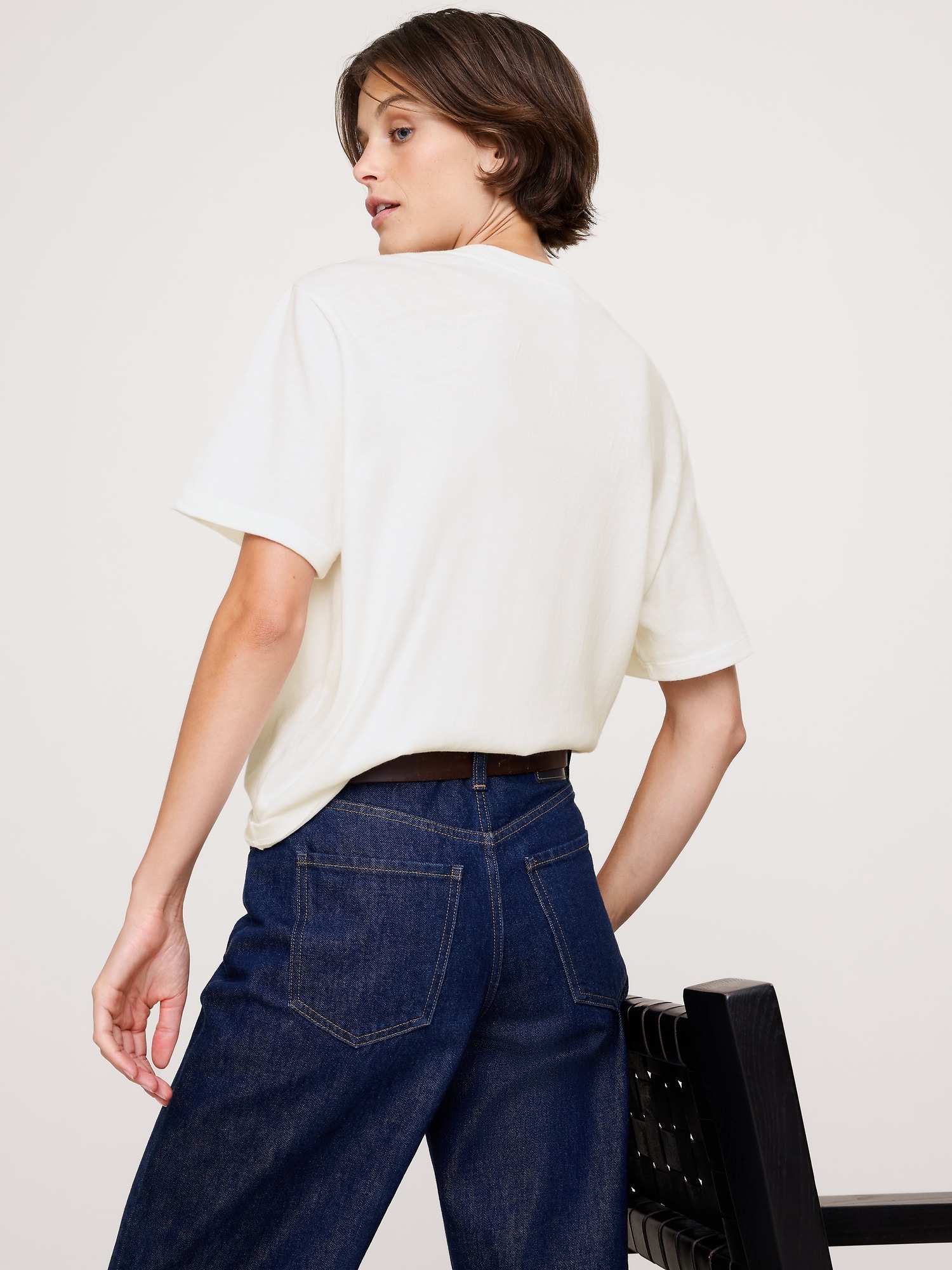 リラックス ジャージーコットン クルーネックTシャツ-1