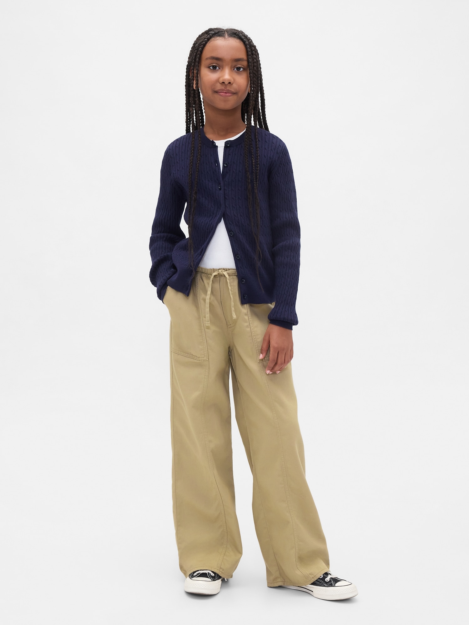 PANTALON CONFORT À JAMBE LARGE D'UNIFORME POUR ENFANT