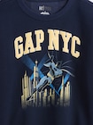 ヴィンテージソフト バットマン グラフィック GAPロゴ スウェットシャツ (キッズ)-4