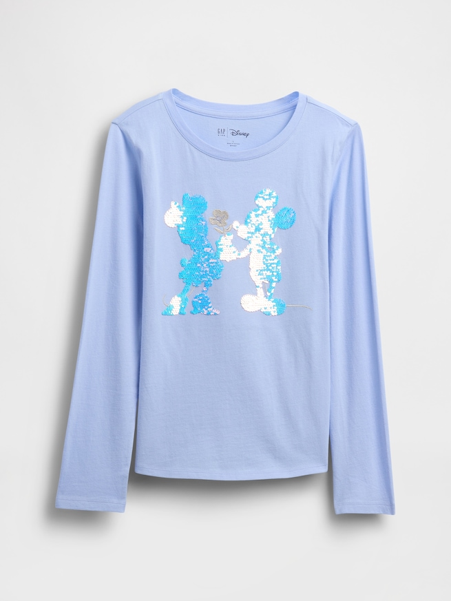 GapKids × ディズニー リラックスフィット フリッピー スパンコール グラフィック Tシャツ-1