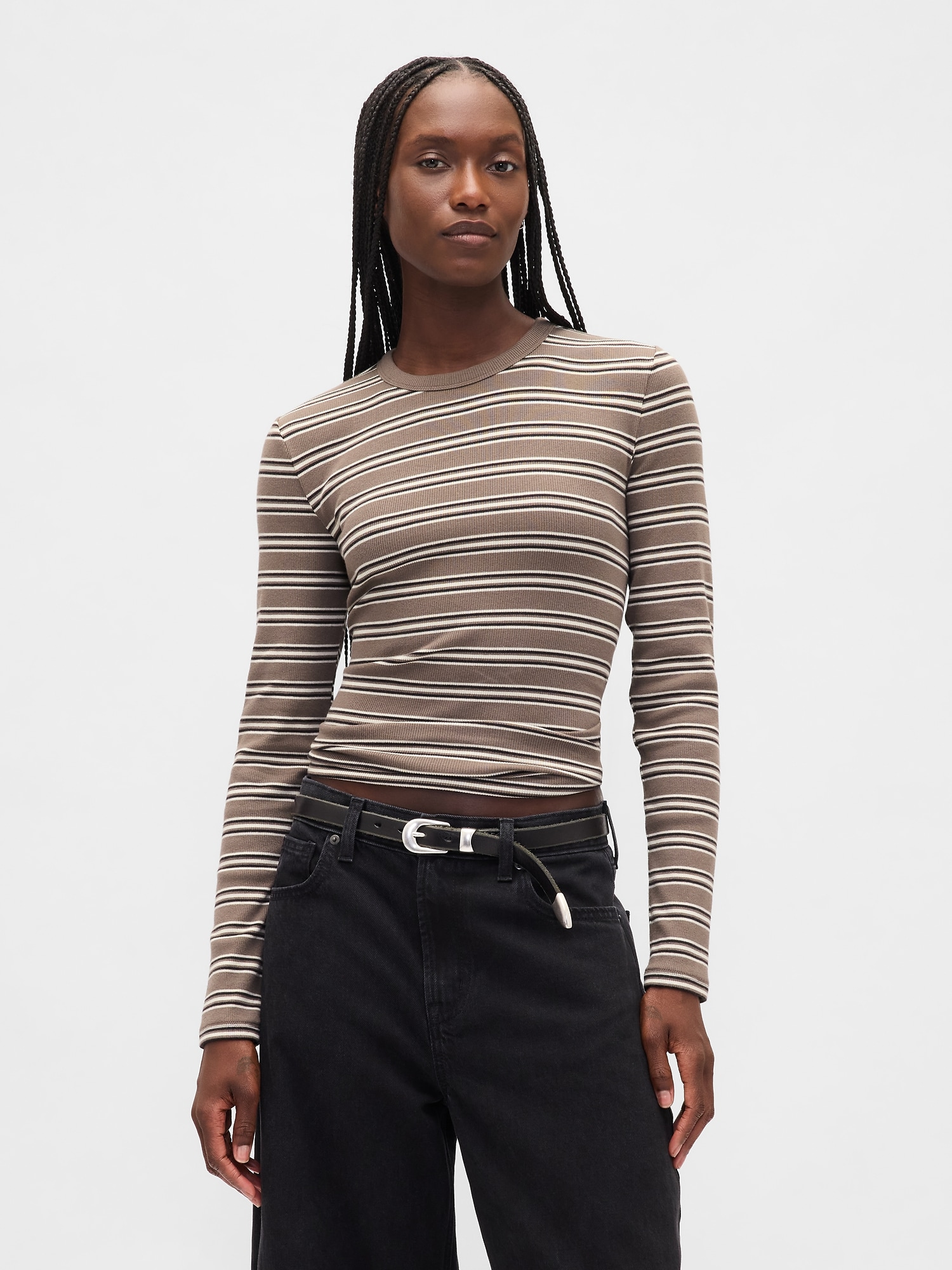 Modern Rib Shrunken T-Shirt