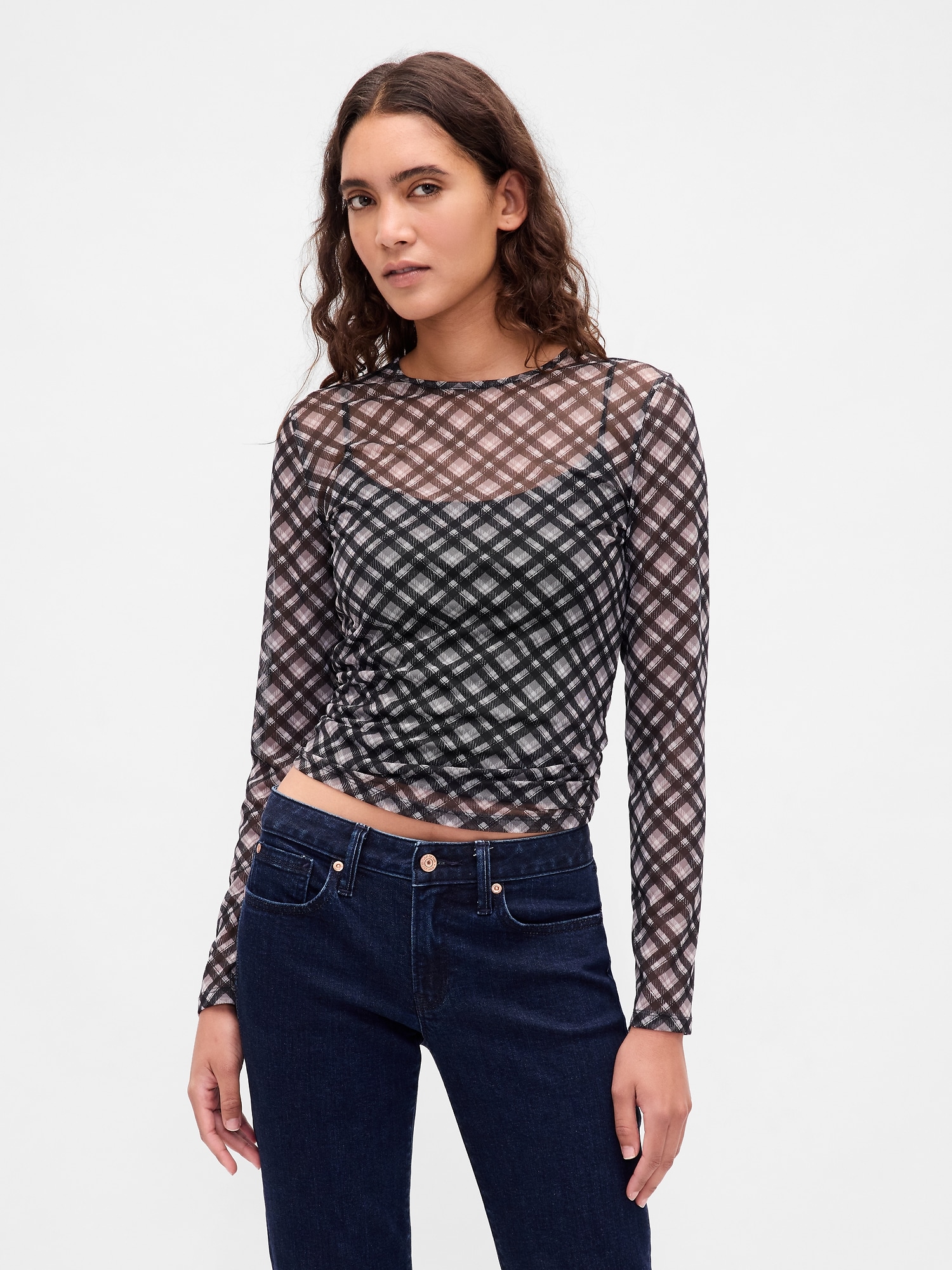 Gap メッシュ クロップドTシャツ Gap メッシュ クロップドTシャツ