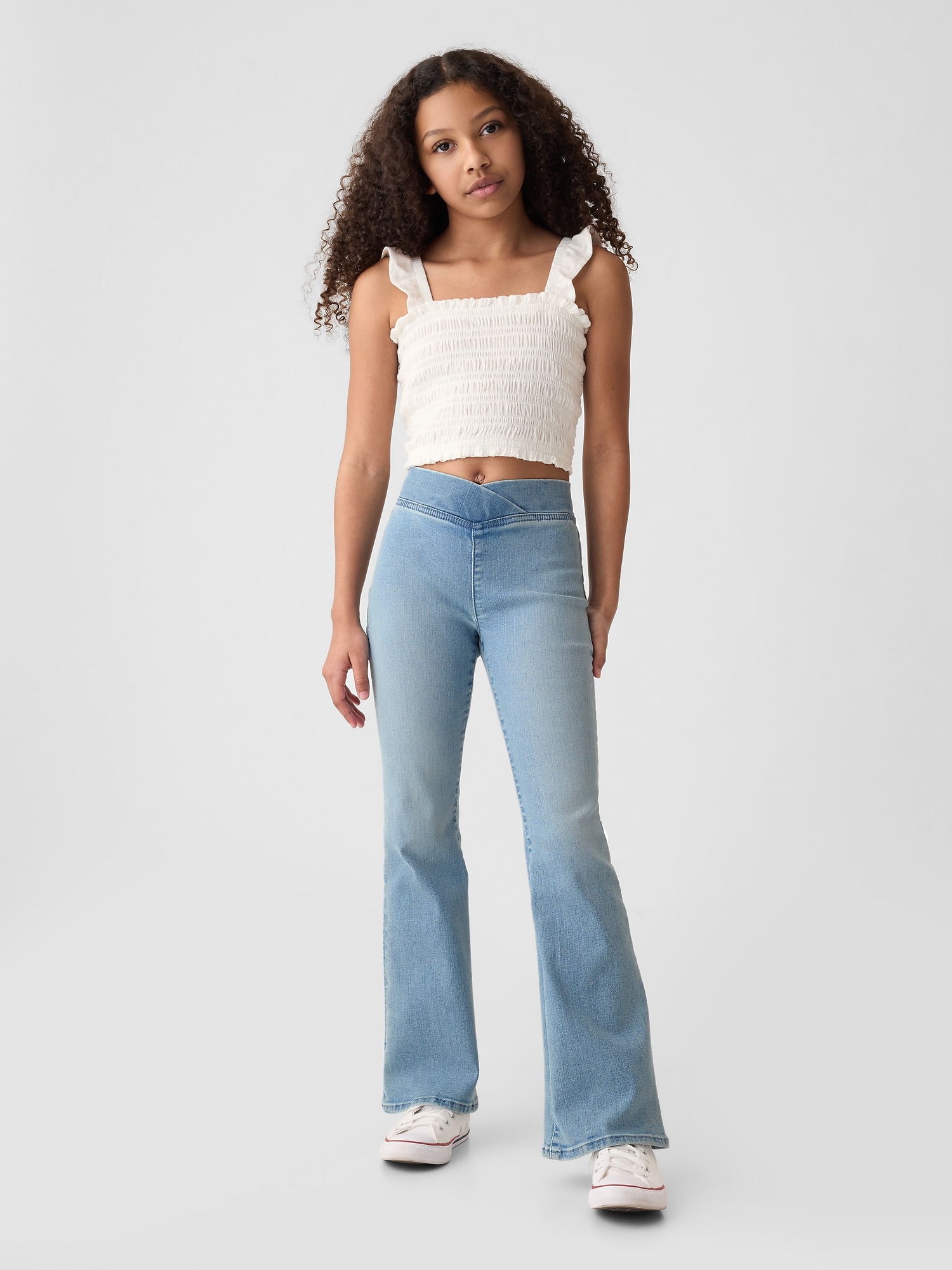 JEGGING ÉVASÉ À TAILLE HAUTE POUR ENFANT