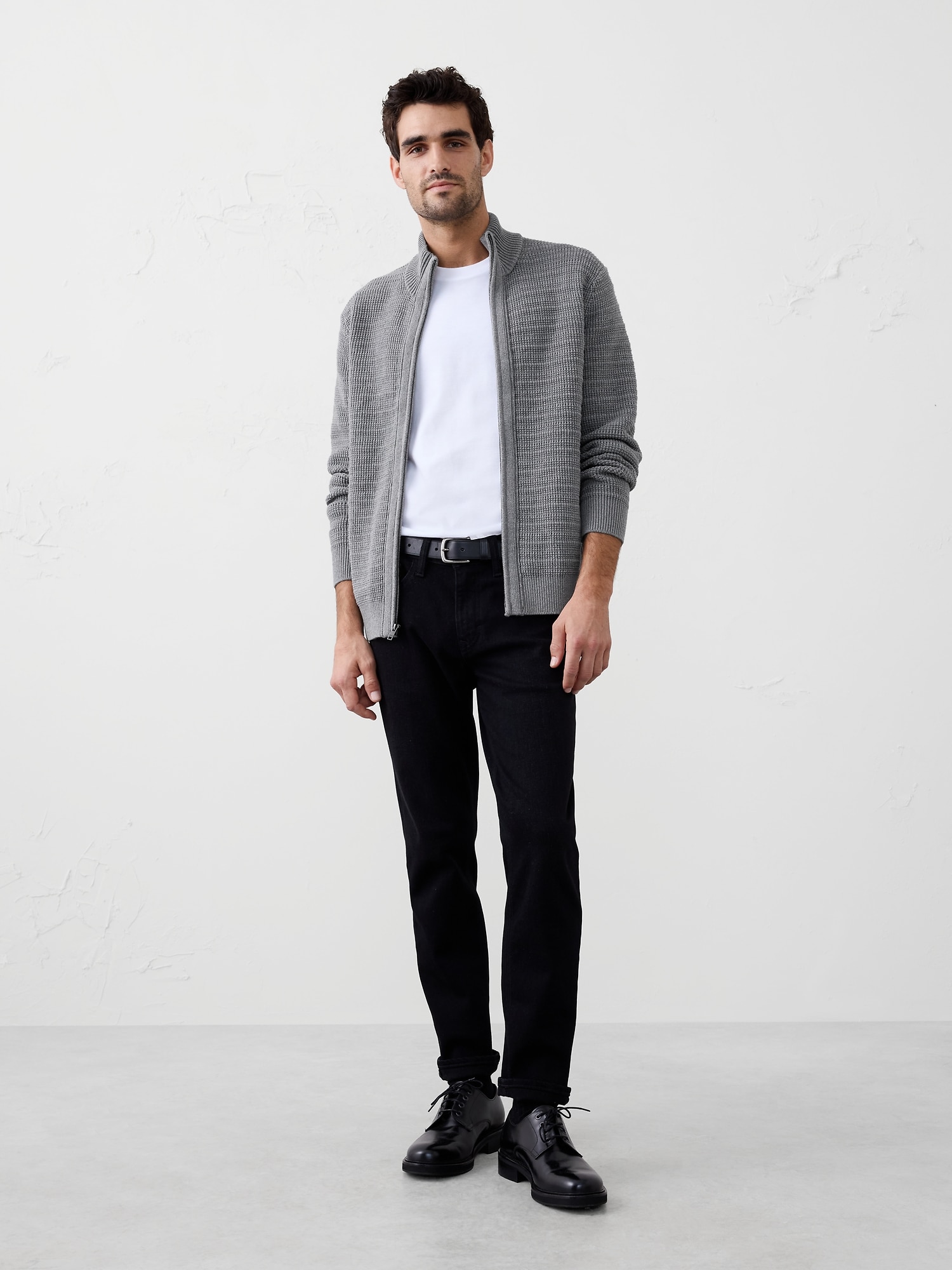 Textured Sweater Jacket