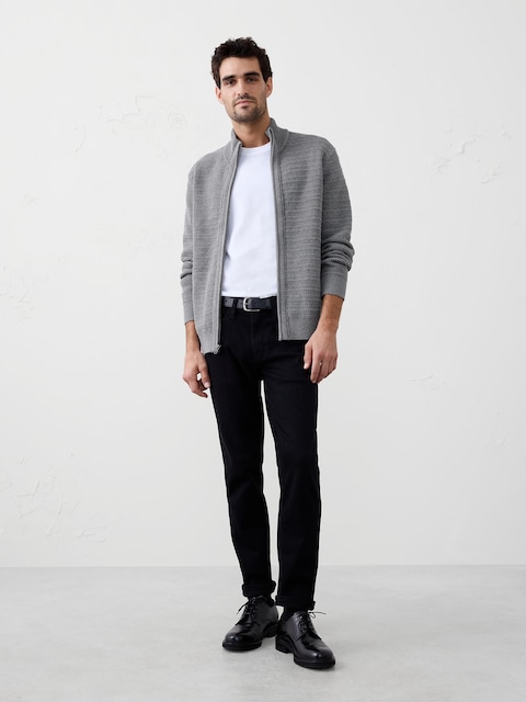 Textured Sweater Jacket