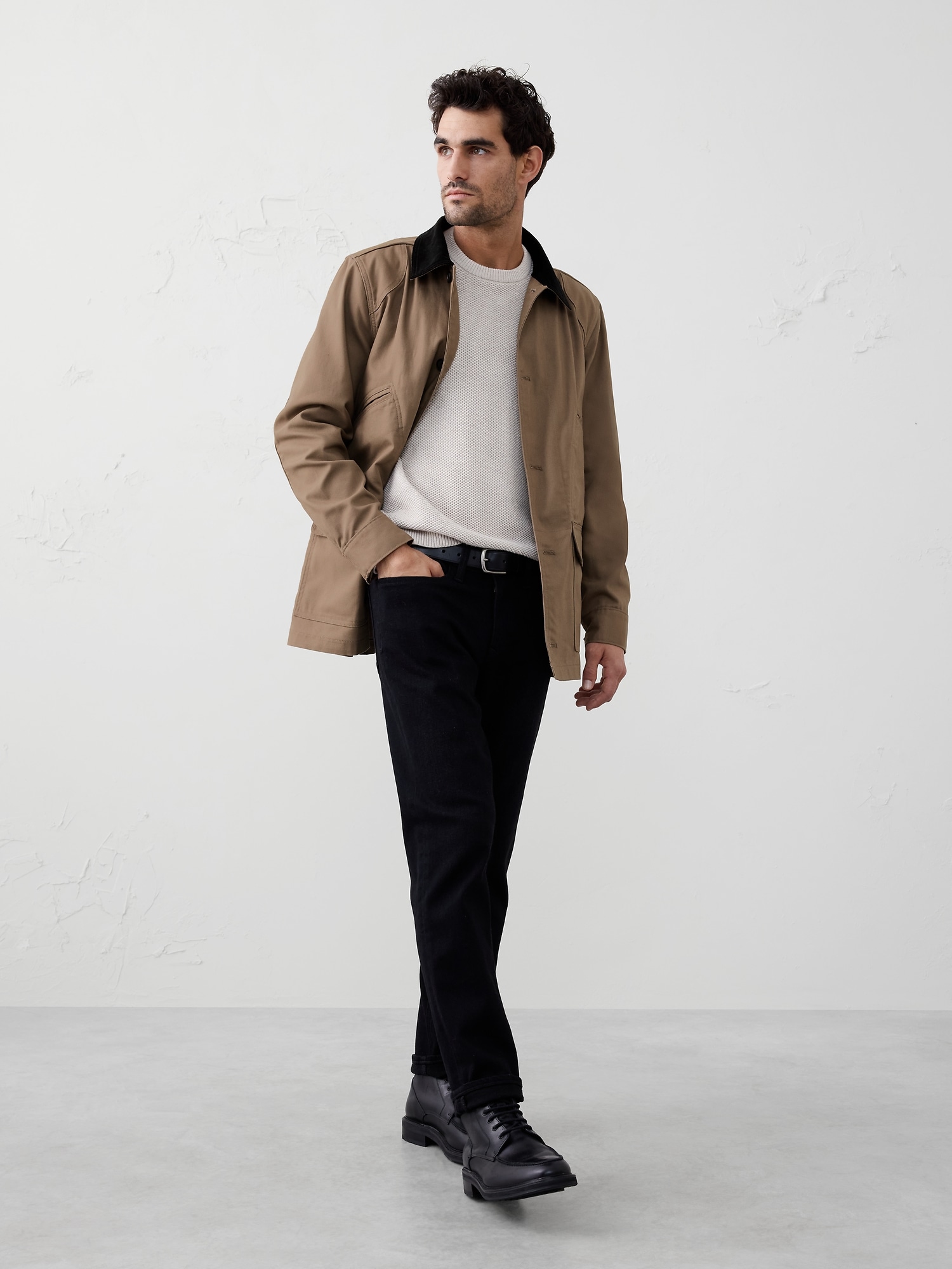 Corduroy Collar Barn Jacket