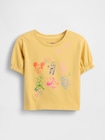 Gap &times; ディズニー ラッフルフリル袖 Tシャツ (幼児・ベビー)-0